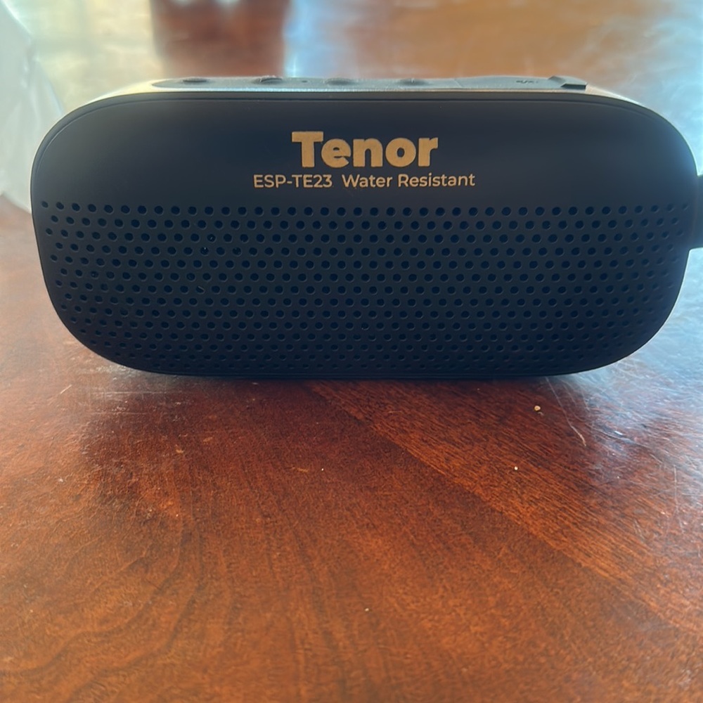 Tenor water resistance speaker new in box